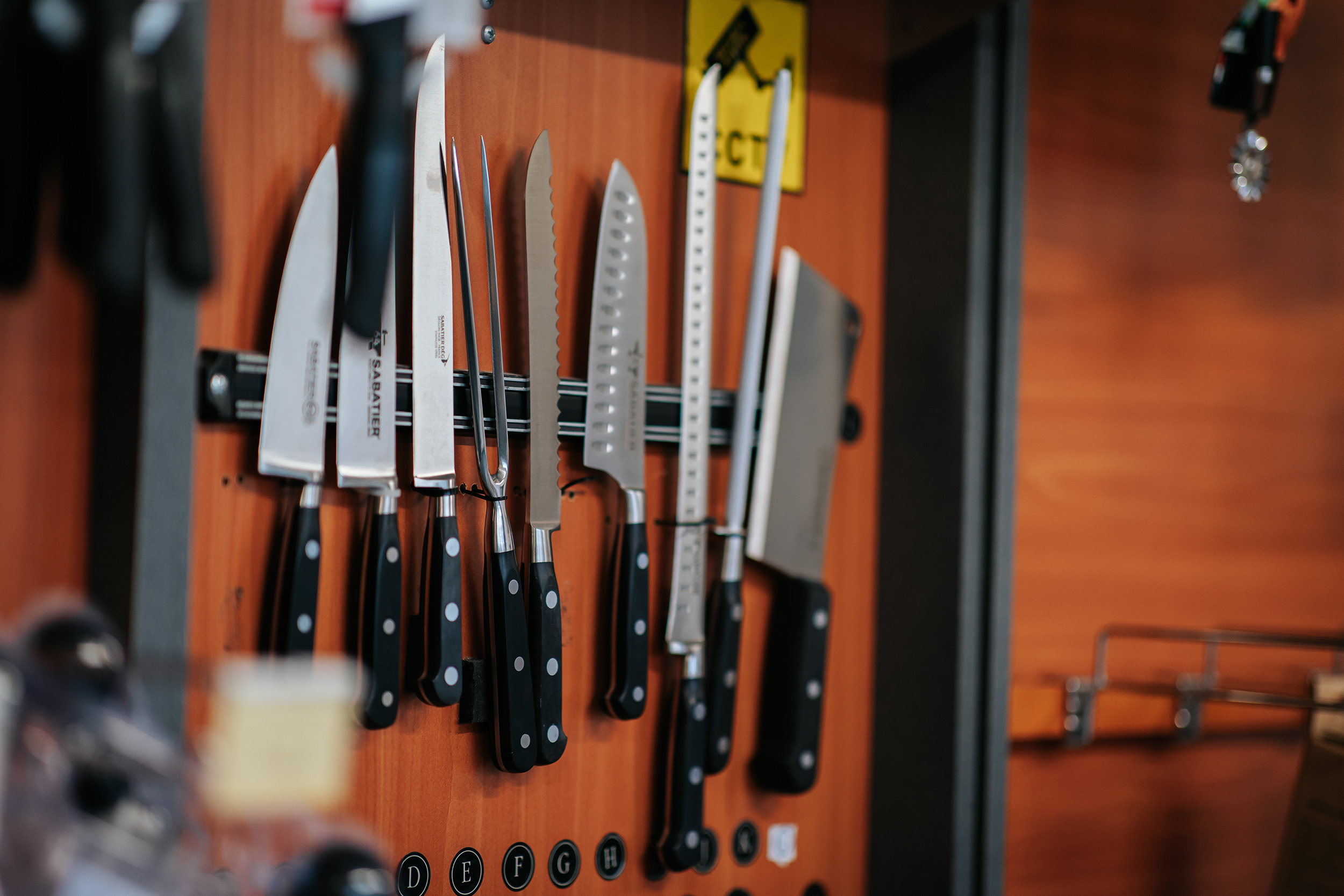 Vente de couteaux pour les professionnels de la restauration